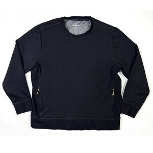 Bombas Sweatshirt Adult Large Black Zip Pockets Long Sleeve Pullover